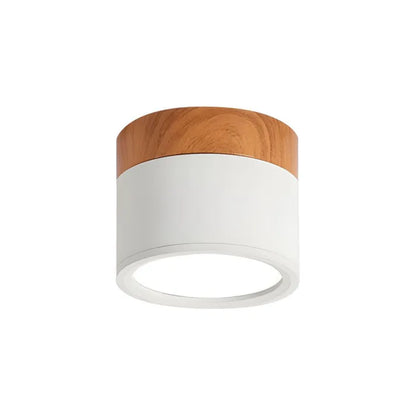 Smukła cylindryczna lampa sufitowa LED punktowa