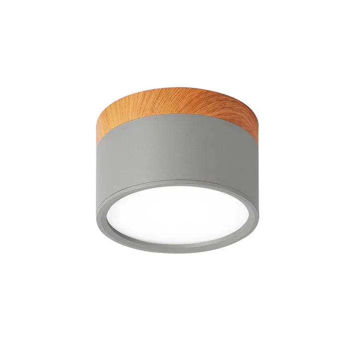 Smukła cylindryczna lampa sufitowa LED punktowa