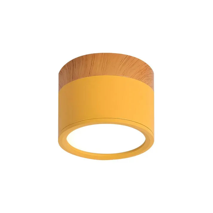 Smukła cylindryczna lampa sufitowa LED punktowa