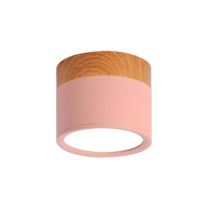Smukła cylindryczna lampa sufitowa LED punktowa