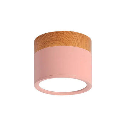 Smukła cylindryczna lampa sufitowa LED punktowa