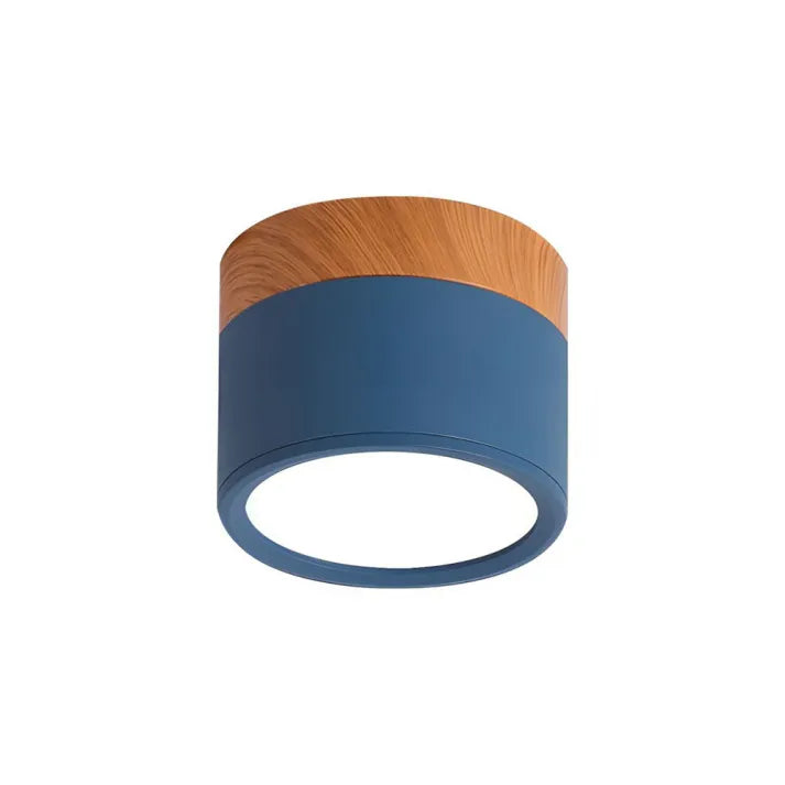 Smukła cylindryczna lampa sufitowa LED punktowa