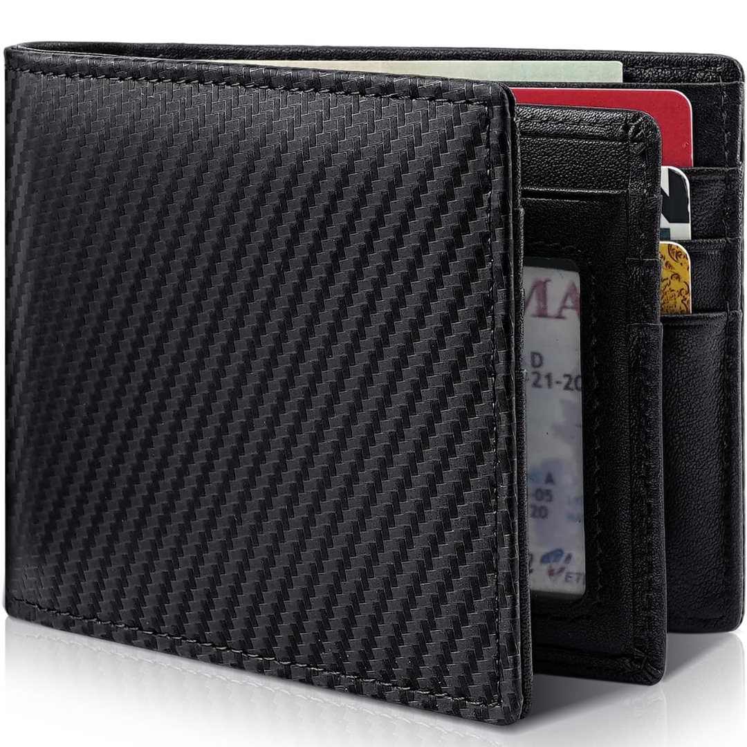 StitchCraft – skórzany portfel męski RFID
