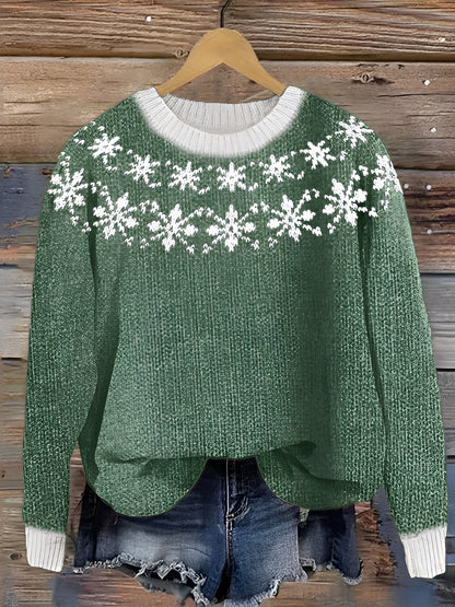 Sweter Damski Tawnee z Zabawnym Nadrukiem Owcy - Stylowy i Ciepły