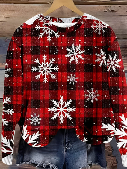 Sweter Damski Tawnee z Zabawnym Nadrukiem Owcy - Stylowy i Ciepły