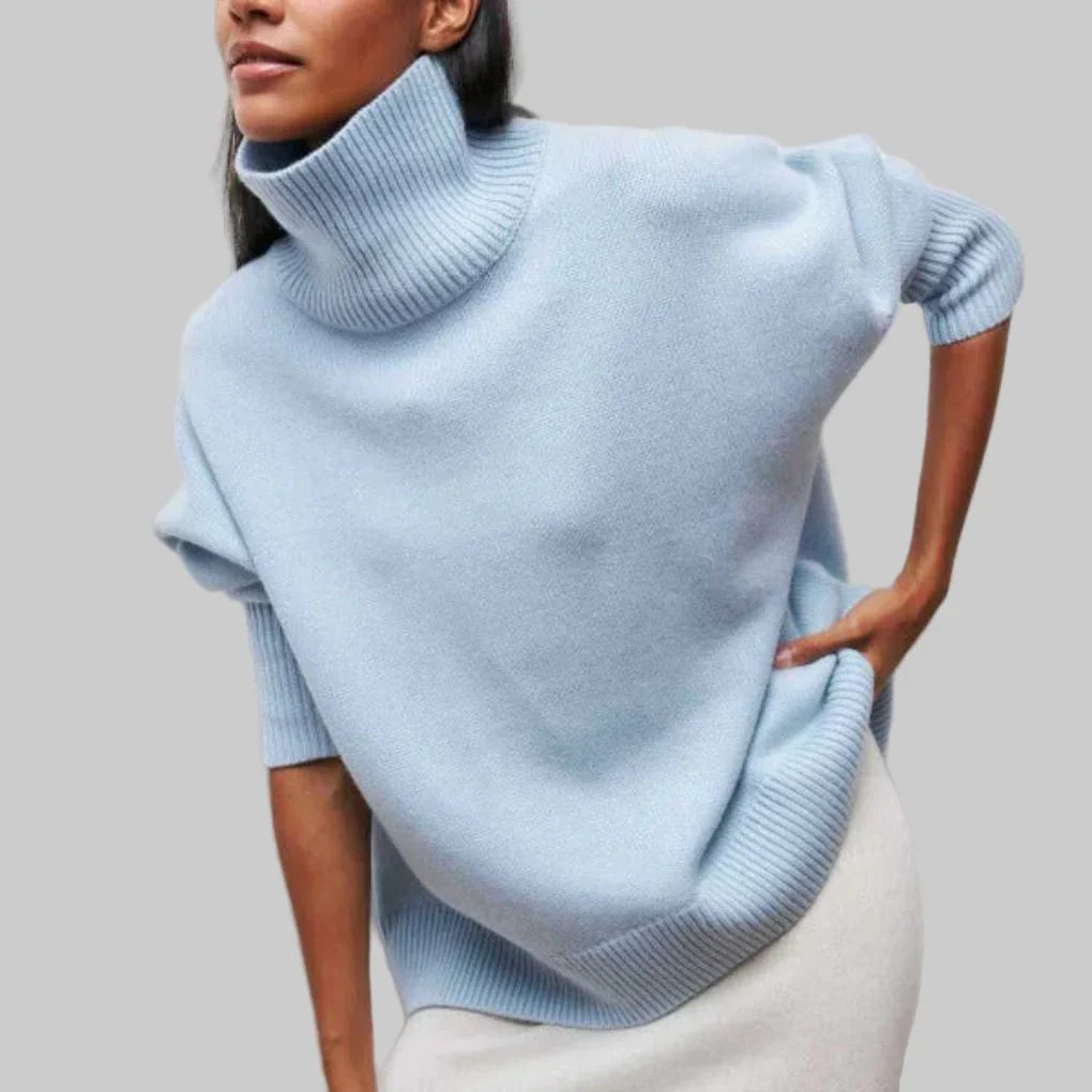 Sweter damski z golfem