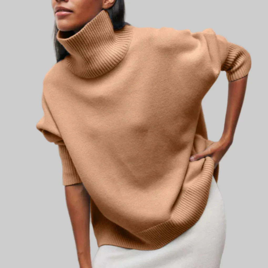 Sweter damski z golfem