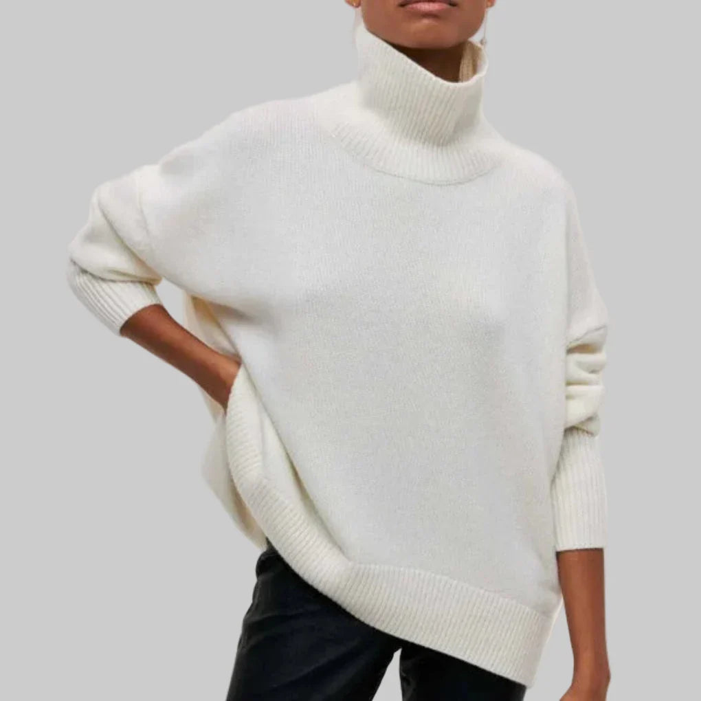 Sweter damski z golfem