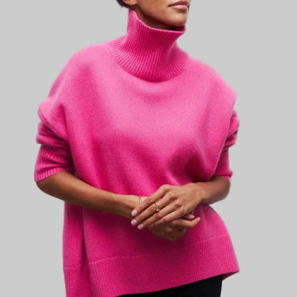 Sweter damski z golfem