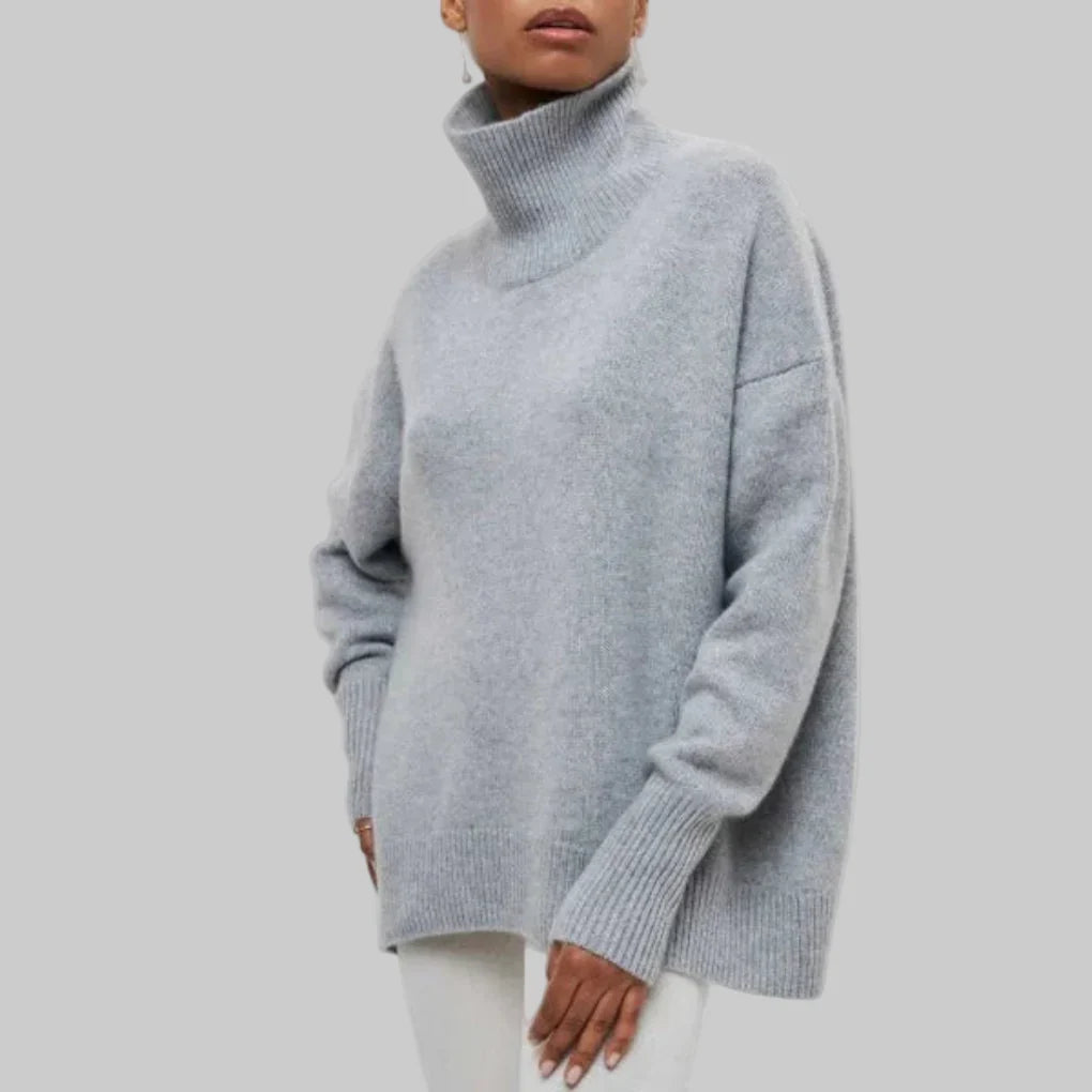 Sweter damski z golfem