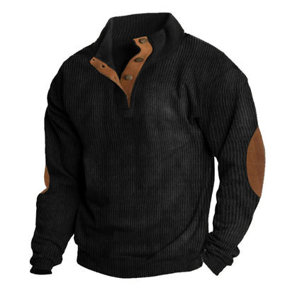 Sweter męski outdoor z trwałej dzianiny