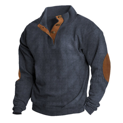 Sweter męski outdoor z trwałej dzianiny