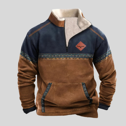 Sweter męski Friedav z długim rękawem