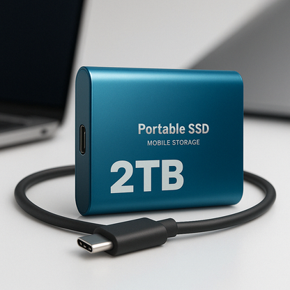 Szybki Zewnętrzny Dysk SSD 2TB – Błyskawiczna Pamięć, Zawsze pod Ręką!