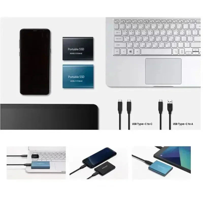 Szybki Zewnętrzny Dysk SSD 2TB – Błyskawiczna Pamięć, Zawsze pod Ręką!