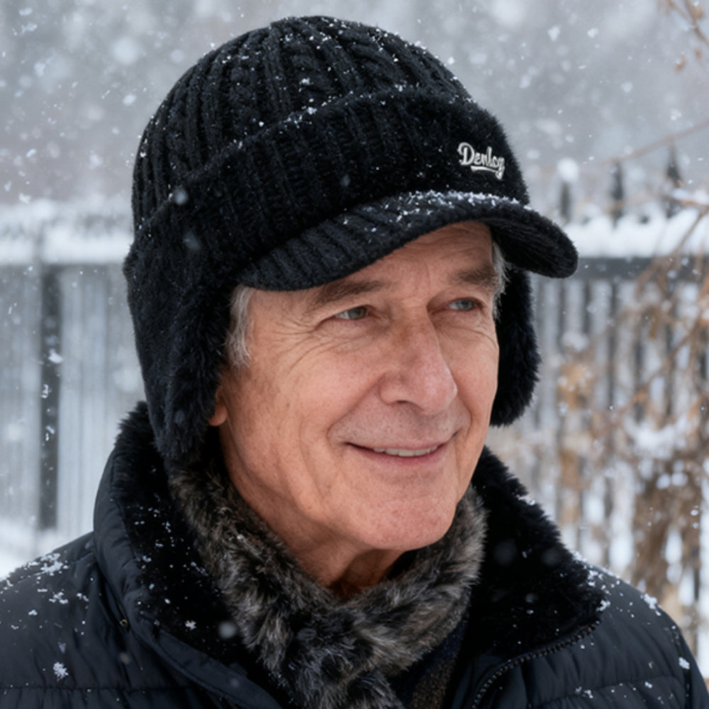 Unisex Czapka Zimowa Trapper z Osłoną Uszu – Ciepło i Styl