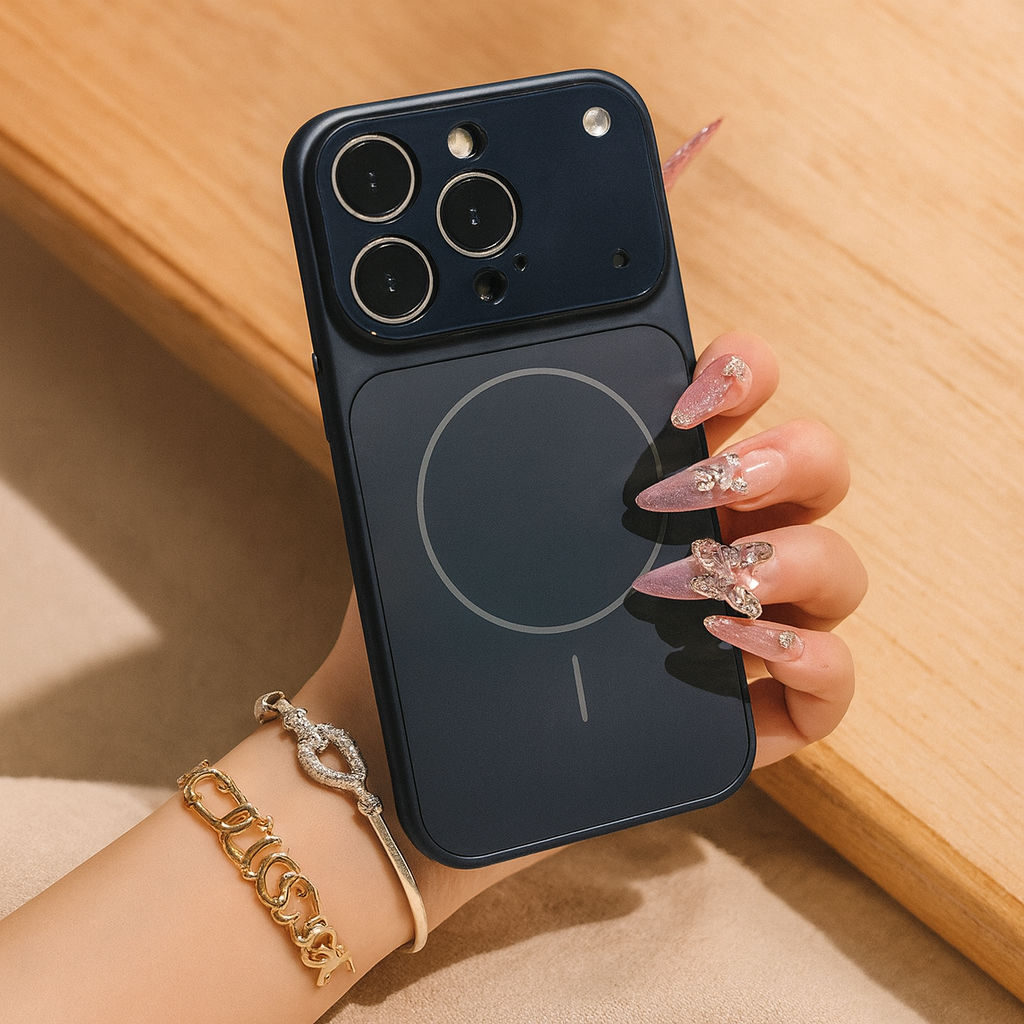 Unisex Etui na Telefon z Pierścieniem Magnetycznym i Smukłą Ochroną