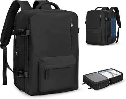Unisex Torba na Laptopa z Wieloma Komorami i Paskiem