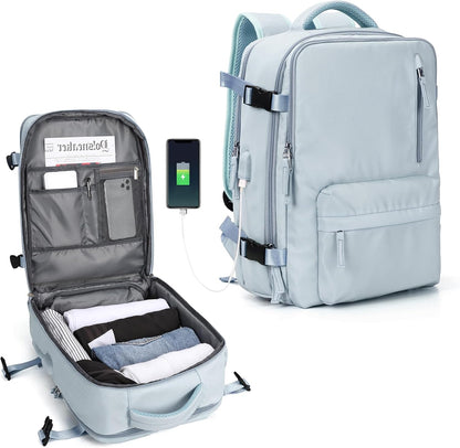 Unisex Torba na Laptopa z Wieloma Komorami i Paskiem