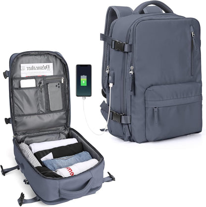 Unisex Torba na Laptopa z Wieloma Komorami i Paskiem