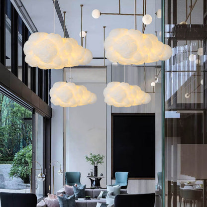 Uniwersalna Lampa Sufitowa z Podwójnymi Abażurami – Biała Elegancja