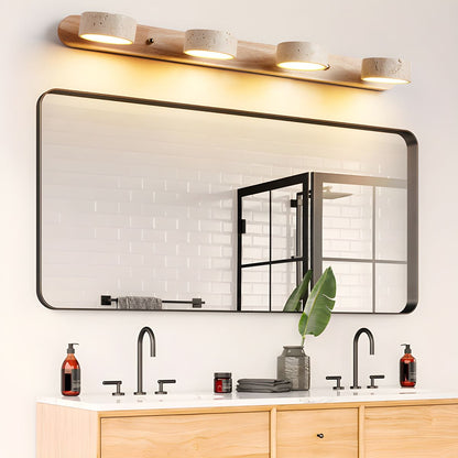 Wszechstronna przytulna lampa LED z naturalnego kamienia do przedpokoju, łazienki i sypialni