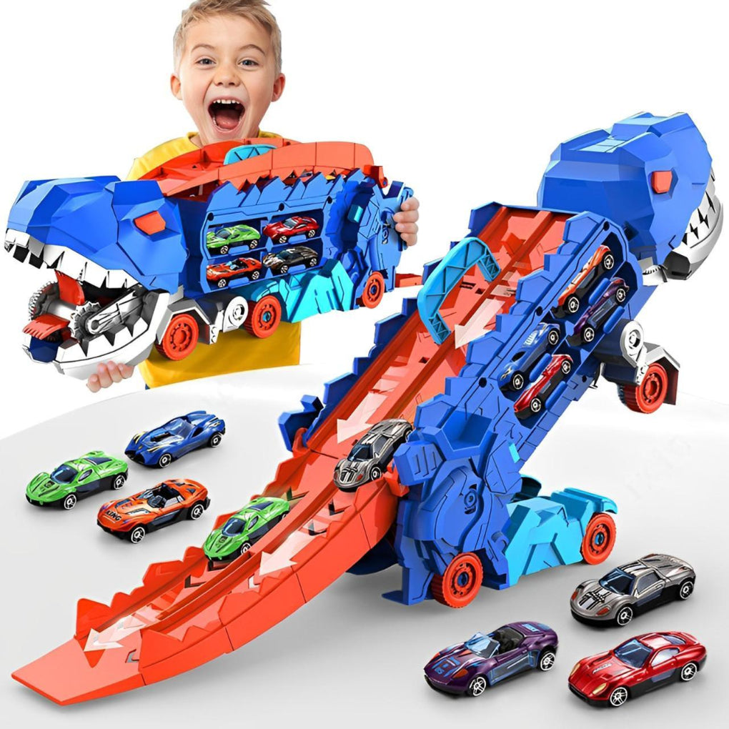 Zabawkowy samochód i transporter 3 w 1 „Dinosaur Truck”