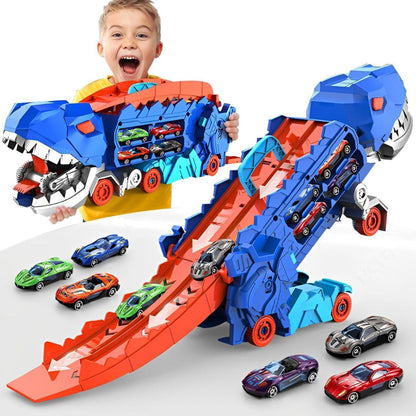 Zabawkowy samochód i transporter 3 w 1 „Dinosaur Truck”