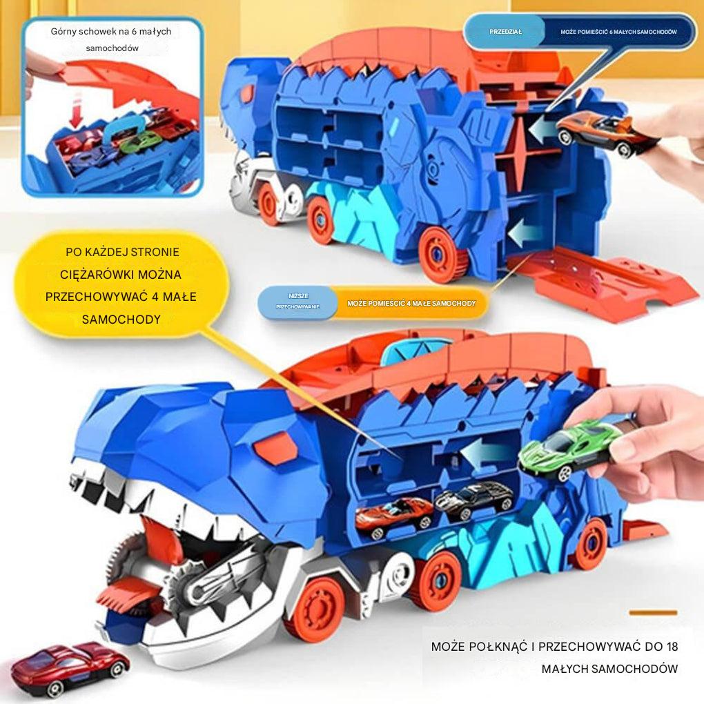 Zabawkowy samochód i transporter 3 w 1 „Dinosaur Truck”