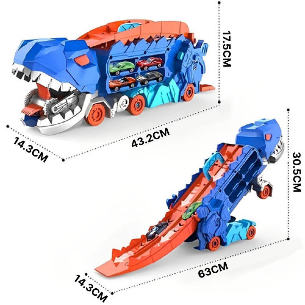 Zabawkowy samochód i transporter 3 w 1 „Dinosaur Truck”