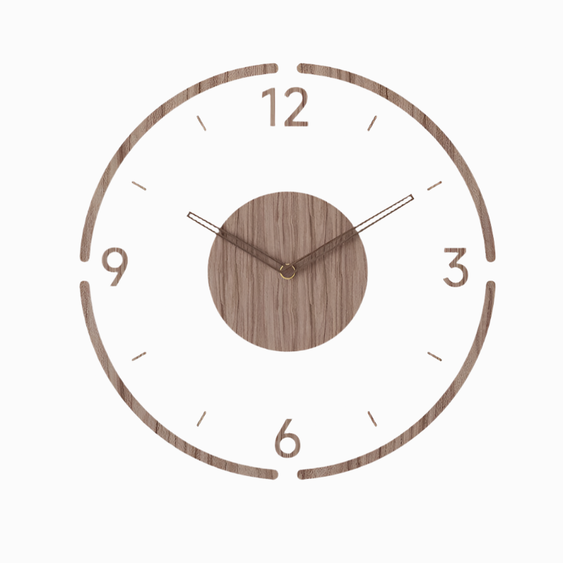 Zegar Ścienny Skandynawski - Minimalistyczny Design