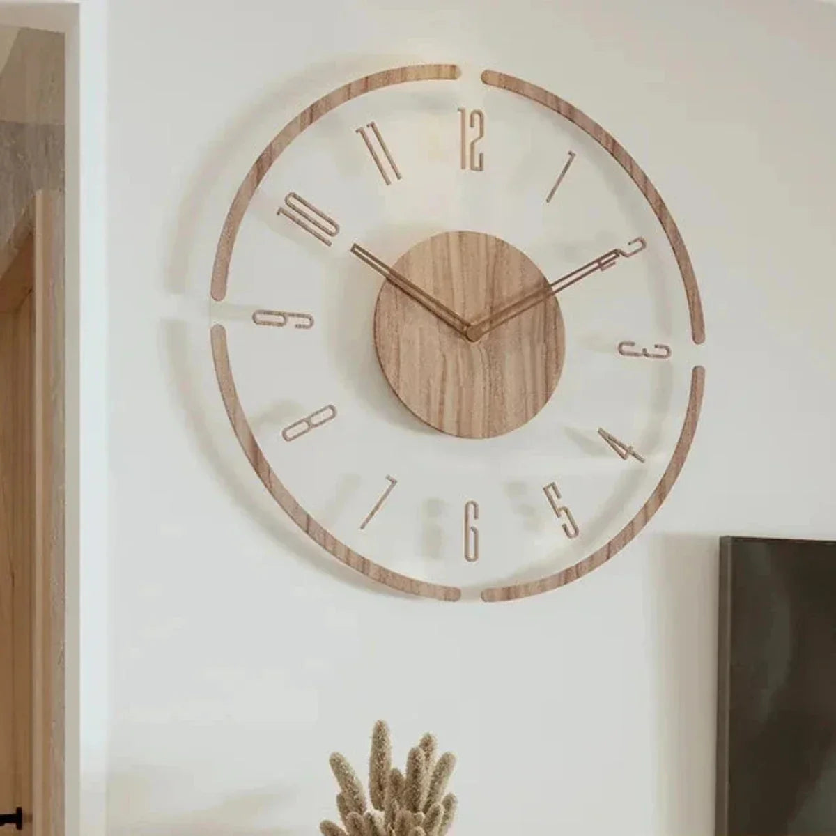 Zegar Ścienny Skandynawski - Minimalistyczny Design