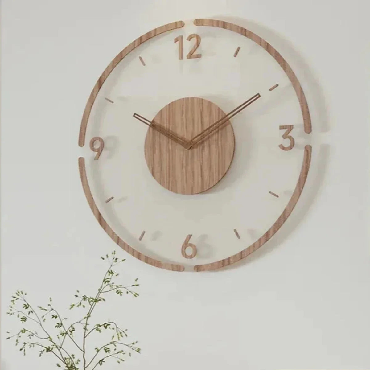 Zegar Ścienny Skandynawski - Minimalistyczny Design