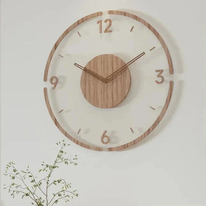 Zegar Ścienny Skandynawski - Minimalistyczny Design