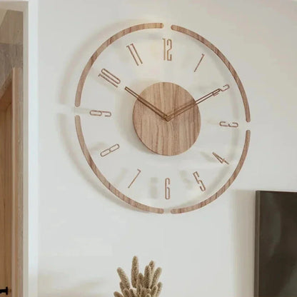 Zegar Ścienny Skandynawski - Minimalistyczny Design